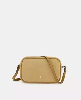 Кожаная сумка через плечо на молнии Latouche, цвет Visn claro