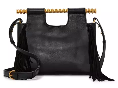 Кожаная сумка через плечо noemy Vince Camuto, черный
