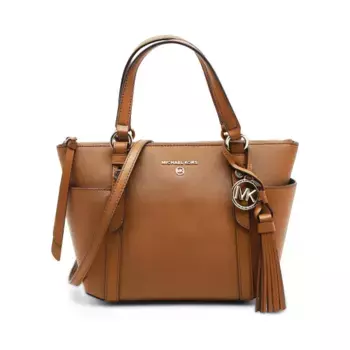 Кожаная сумка через плечо Nomad Michael Kors, коричневый