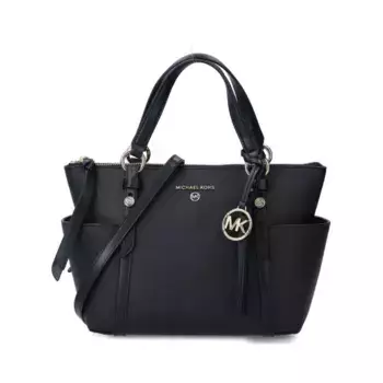 Кожаная сумка через плечо Nomad Michael Kors, черный