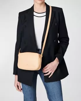 Кожаная сумка через плечо Oliveta Vacchetta с фотокамерой Il Bisonte