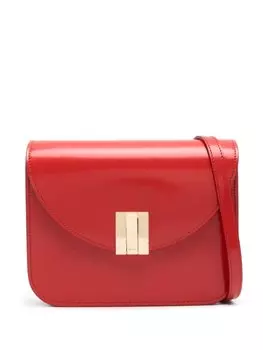 Кожаная сумка через плечо Ollam Bally, красная