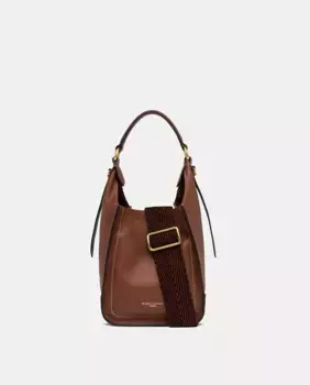 Кожаная сумка через плечо Olly среднего размера с регулируемой ручкой Gianni Chiarini, светло-коричневый