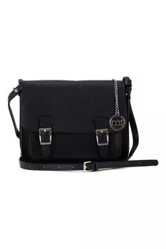 Кожаная сумка через плечо Ontani с клапаном Mia Tomazzi, синий