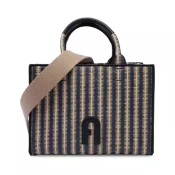 Кожаная сумка через плечо Opportunity Furla, синий