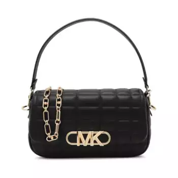 Кожаная сумка через плечо Parker Michael Kors, черный