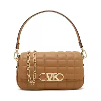 Кожаная сумка через плечо Parker Michael Kors, коричневый