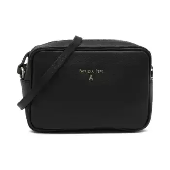 Кожаная сумка через плечо Patrizia Pepe, черный