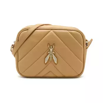 Кожаная сумка через плечо Patrizia Pepe, коричневый