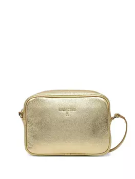 Кожаная сумка через плечо Patrizia Pepe, золотой