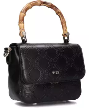 Кожаная сумка через плечо Perla ранец V73, черный