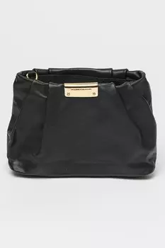 Кожаная сумка через плечо Perla с цепочкой Gianni Chiarini, черный