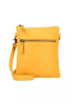Кожаная сумка через плечо Peru 17 см Esquire, цвет Curry