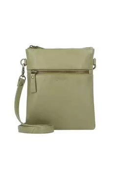 Кожаная сумка через плечо Peru 17 см Esquire, оливковый