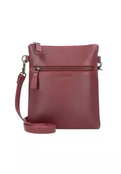 Кожаная сумка через плечо Peru 17 см Esquire, красный