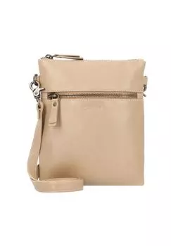 Кожаная сумка через плечо Peru 17 см Esquire, тауп