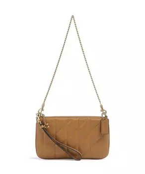 Кожаная сумка через плечо Pillow Coach, коричневый