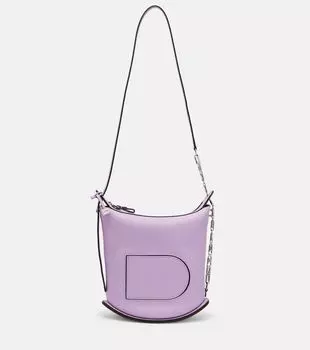 Кожаная сумка через плечо Pin Twist Delvaux, Guimauve