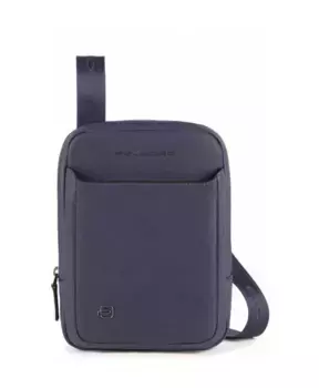 Кожаная сумка через плечо Piquadro, синий