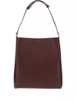 Кожаная сумка через плечо Plan C, коричневый