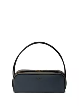 Кожаная сумка через плечо Prada Swing, синий