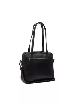 Кожаная сумка через плечо Puglia 27 см с отделением для ноутбука The Chesterfield Brand, черный