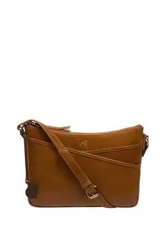 Кожаная сумка через плечо 'Purple' Conkca London, коричневый