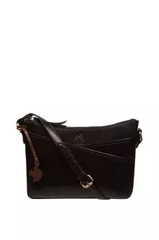 Кожаная сумка через плечо 'Purple' Conkca London, черный