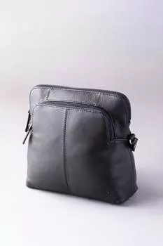 Кожаная сумка через плечо 'Raven' Lakeland Leather, черный