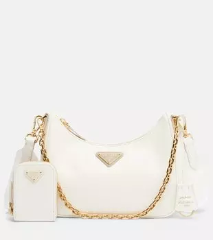 Кожаная сумка через плечо Re-Edition 2005 Prada, белый