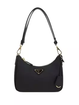 Кожаная сумка через плечо Re-Edition Prada, черный