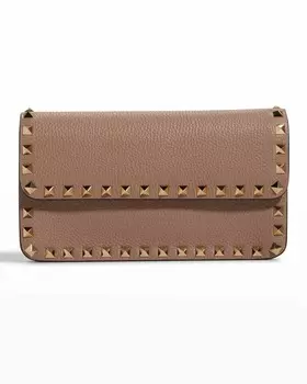 Кожаная сумка через плечо Rockstud Pouch Valentino Garavani