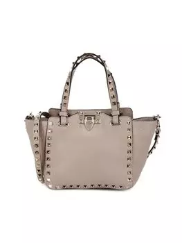 Кожаная сумка через плечо Rockstud Valentino Garavani, розовый