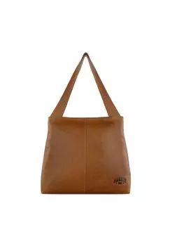 Кожаная сумка через плечо Rush Katrina 27 см Klondike, цвет Cognac