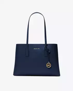 Кожаная сумка через плечо Ruthie Michael Michael Kors, темно-синий