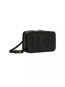 Кожаная сумка через плечо с логотипом DG DOLCE&GABBANA