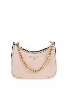 Кожаная сумка через плечо с логотипом Michael Michael Kors, серый