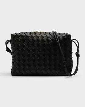 Кожаная сумка через плечо с петлей Intrecciato Bottega Veneta