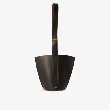 Кожаная сумка через плечо sac saul с регулируемым ремешком Soeur, черный