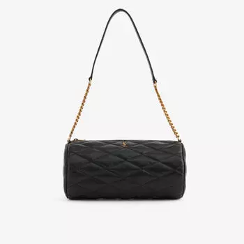 Кожаная сумка через плечо Sade Saint Laurent, черный