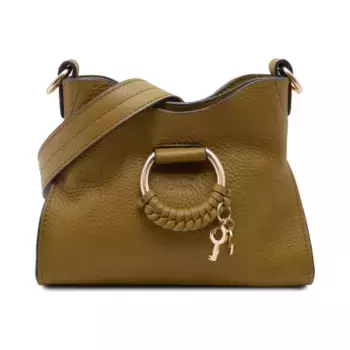 Кожаная сумка через плечо See by Chlo, зеленый