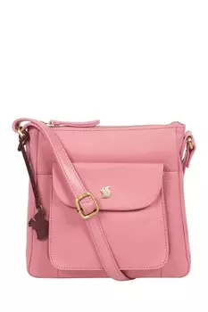 Кожаная сумка через плечо Shona Conkca, красный