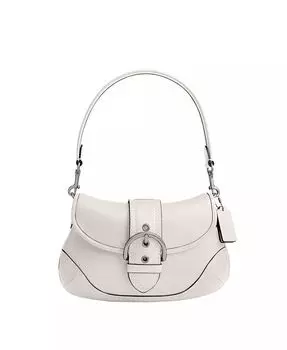 Кожаная сумка через плечо Soho Coach, черный