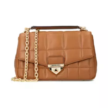 Кожаная сумка через плечо Soho Michael Kors, оранжевый