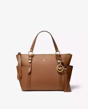 Кожаная сумка через плечо Sullivan, трансформируемая в плечо Michael Michael Kors, коричневый