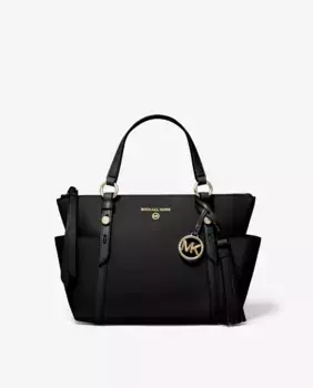 Кожаная сумка через плечо Sullivan, трансформируемая в плечо Michael Michael Kors, черный