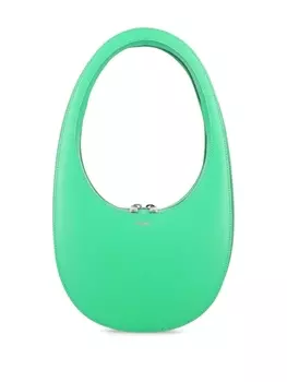 Кожаная сумка через плечо Swipe Coperni, зеленая