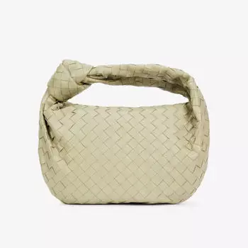 Кожаная сумка через плечо Teen Jodie Intrecciato Bottega Veneta, желтый