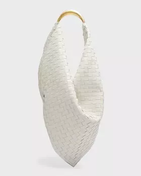 Кожаная сумка через плечо The Foulard Intrecciato Bottega Veneta