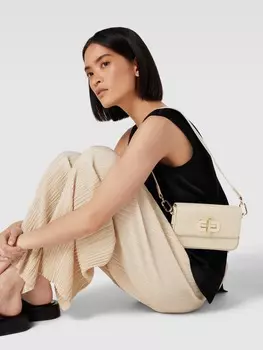 Кожаная сумка через плечо Tommy Hilfiger, песочный